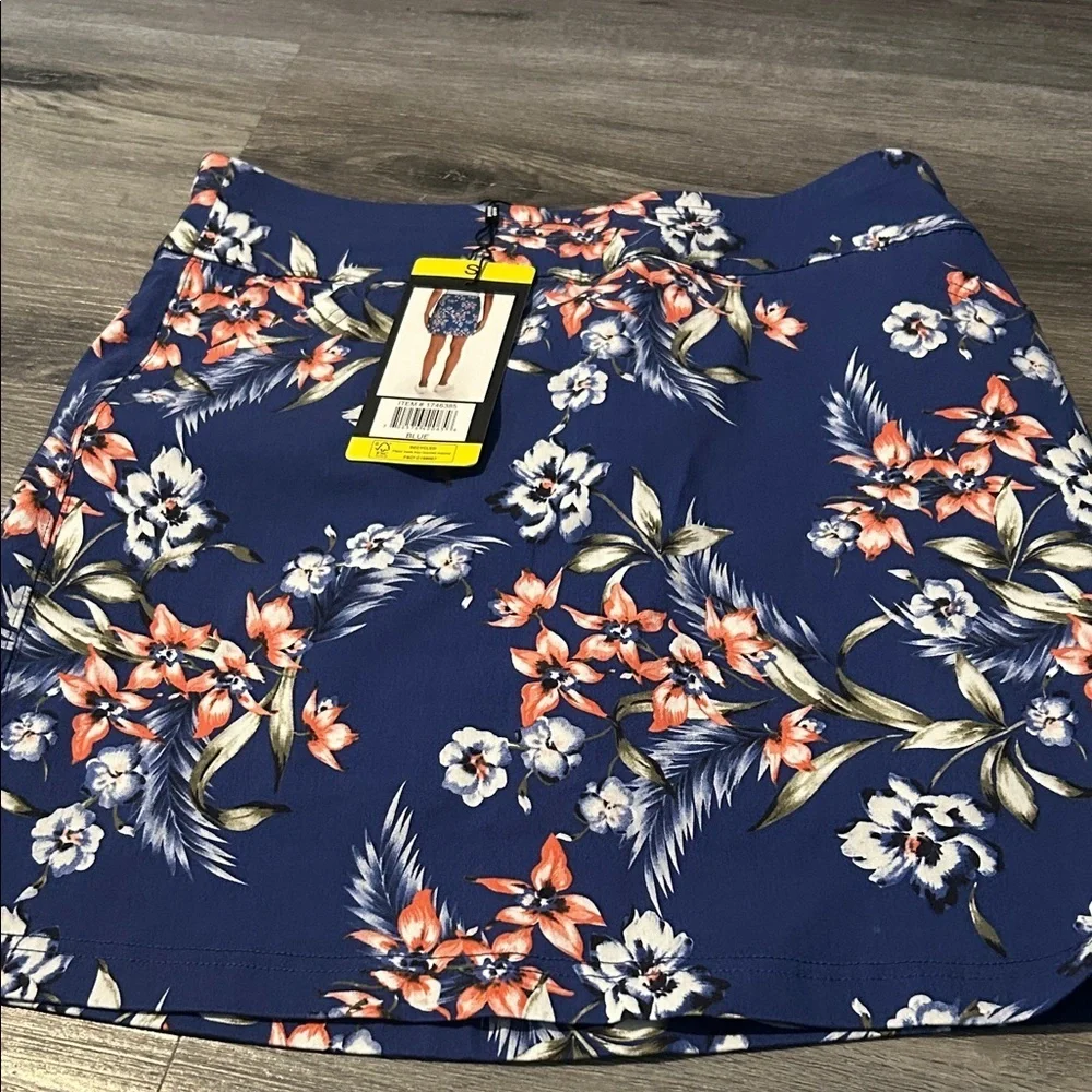 Floral Blue Women's Skirt